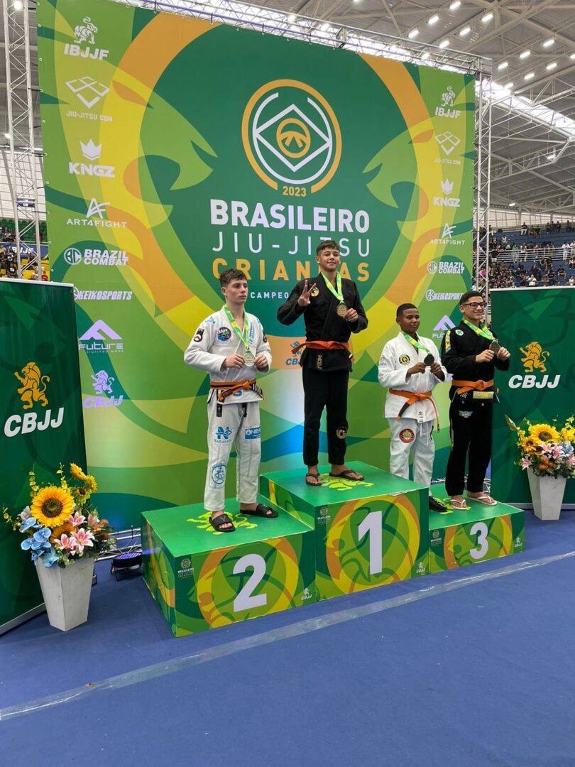 Com apoio da Prefeitura de João Pessoa, atletas conquistam medalhas de ouro em Campeonato Brasileiro de Jiu-Jítsu