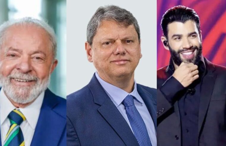 QUAEST: Lula tem 30% das intenções de voto em 2026 seguido por Tarcísio com 13% e Gusttavo Lima com 12%